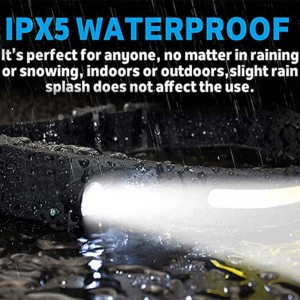 The flashlight offers an unparalleled light field (230°) for bright, long-range illumination in any situation