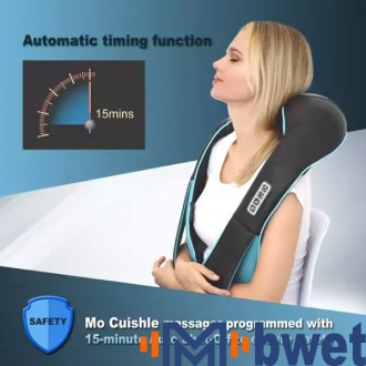 Electric 4D Classical Kneading Neck Shoulder Massager, Heated Kneading Massage Shawl – Perfect Gift for Dad & Mom
