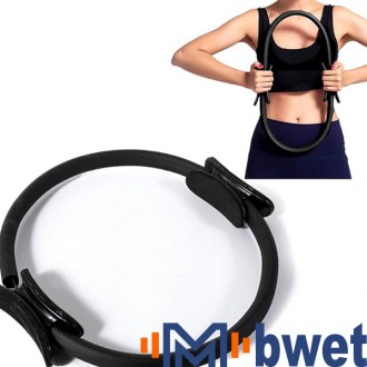 Pilates Ring for Full Body Toning - Lightweight & Durable with Soft Foam Handles 39cm (15inch)