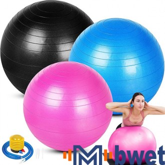 Yoga Ball Exercise Ball for Working Out, Birthing, Pregnancy, Gym, Physical Therapy, Balance & Stability Fitness
